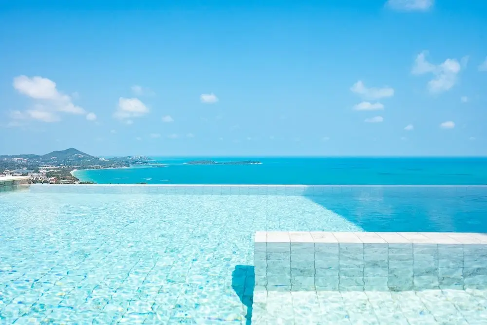 Самуи: Chaweng Noi Beach Full Moon 4br Seaview