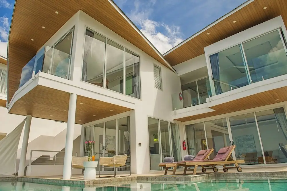 Самуи: Chaweng Noi Beach Full Moon 4br Seaview