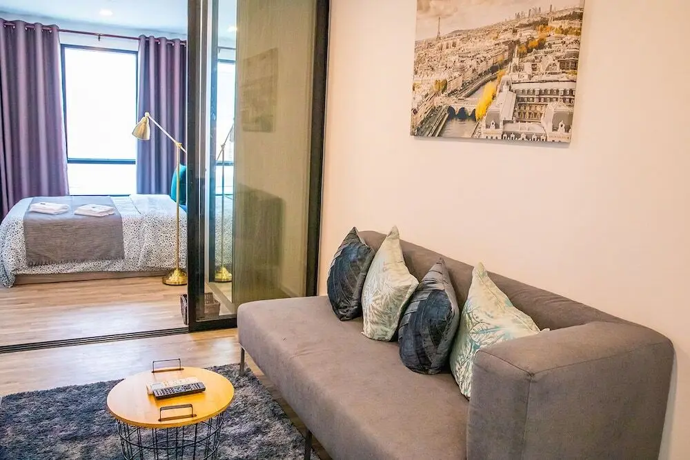 Самутпракан: Apartment 450m from BTS with Sky Pool - bkbloft6