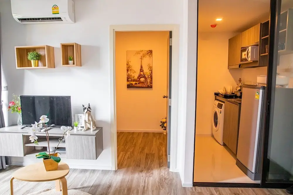 Самутпракан: Apartment 450m from BTS with Sky Pool - bkbloft1