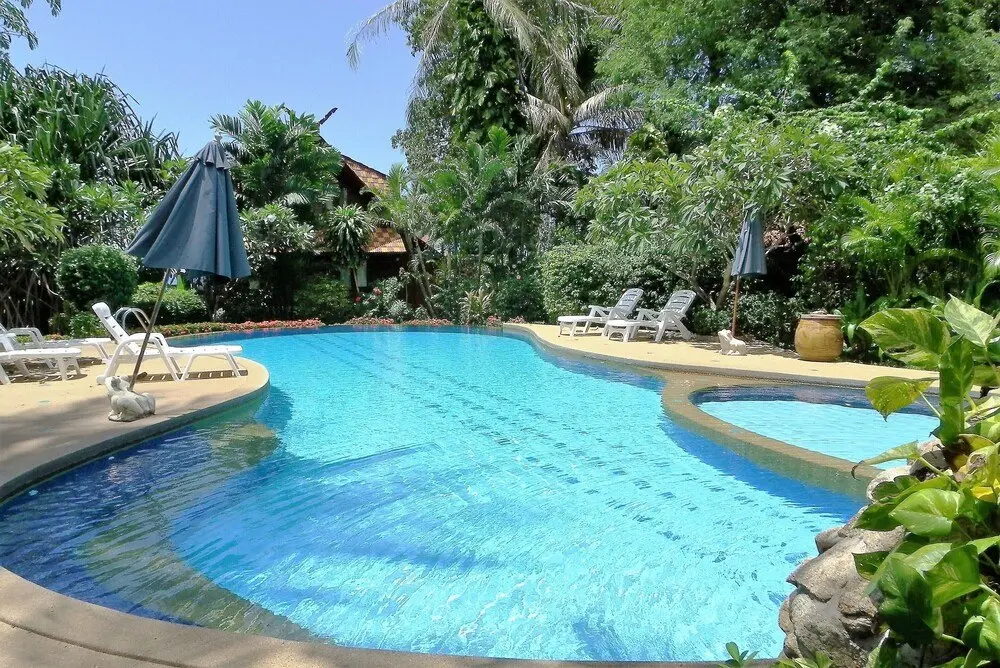 Самуи: Beachfront Resort 2-bedroom Villa Palm Only 40 Meters to Beach