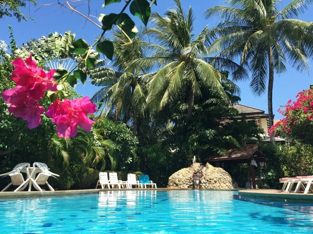 Самуи: Beachfront Resort 2-bedroom Villa Palm Only 40 Meters to Beach