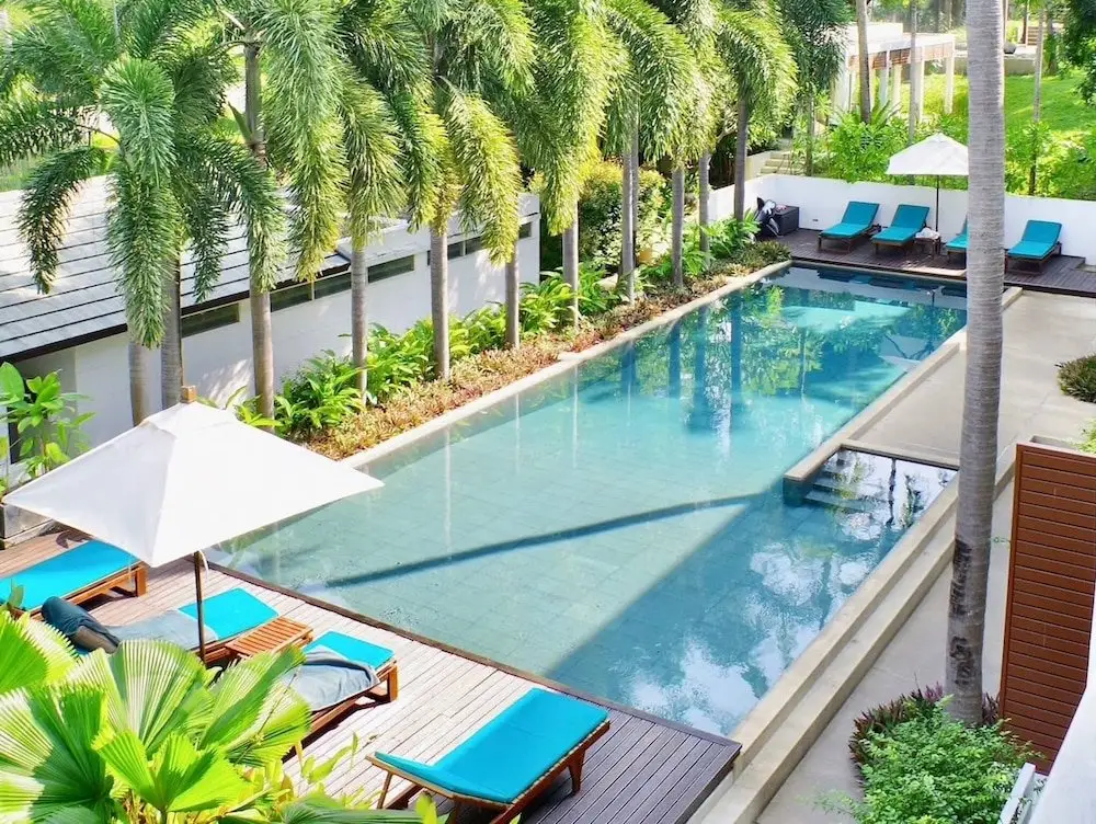 Самуи: 2br Condo 5min To Beach 2swimming Pools Sea View