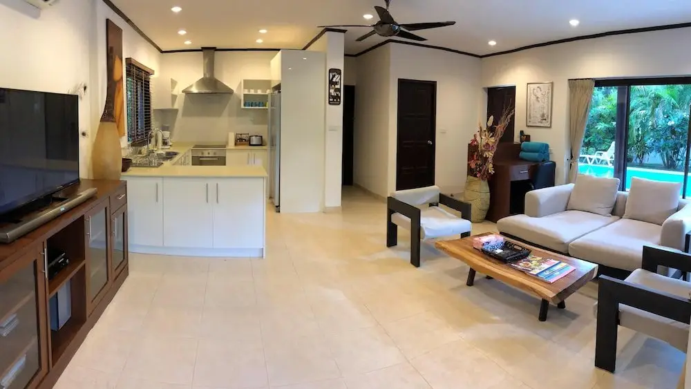 Самуи: Beachfront Resort Villa Fleur w Private Pool at Only 20 Meters From Beach