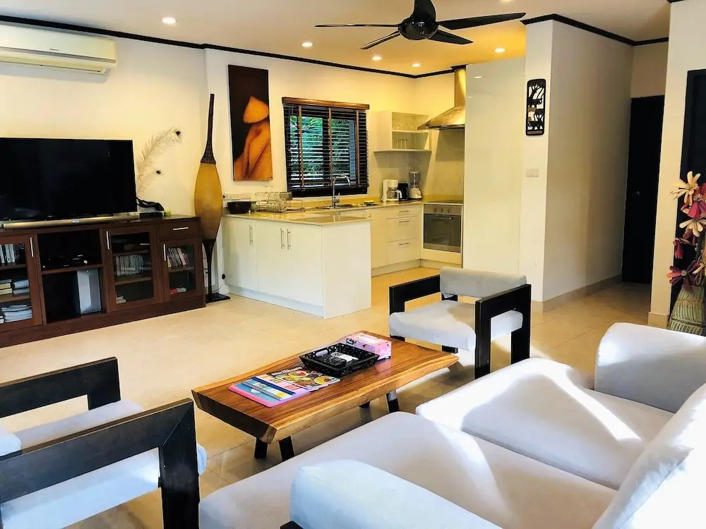 Самуи: Beachfront Resort Villa Fleur w Private Pool at Only 20 Meters From Beach