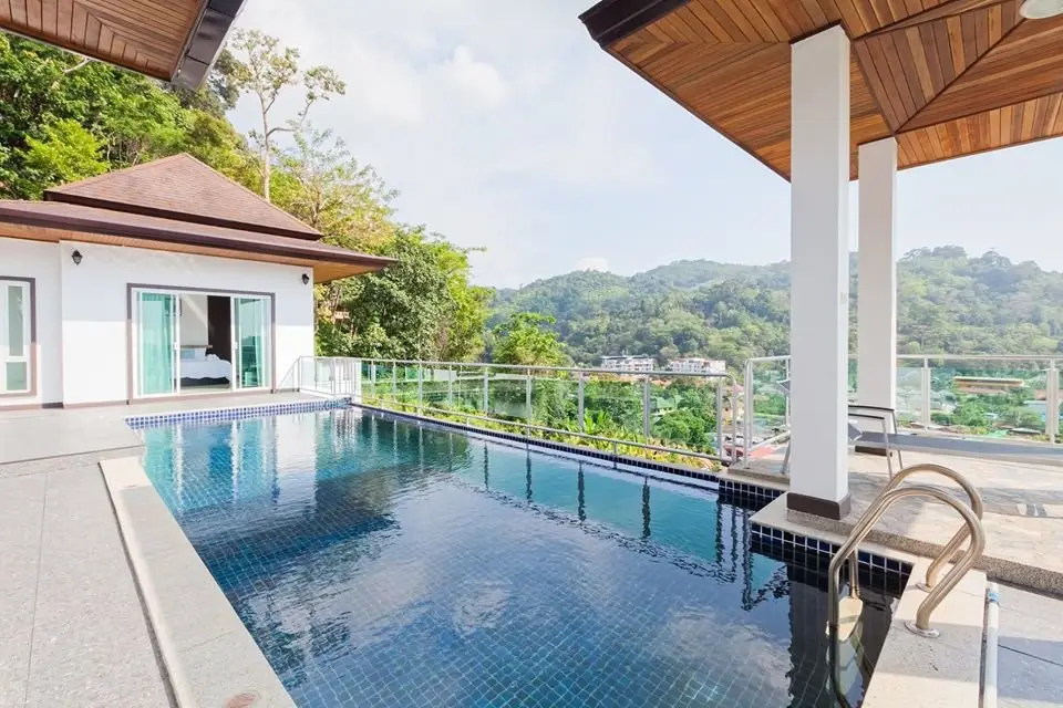 Кату: Вилла Panoramic Mountain View Pool Kamala beach