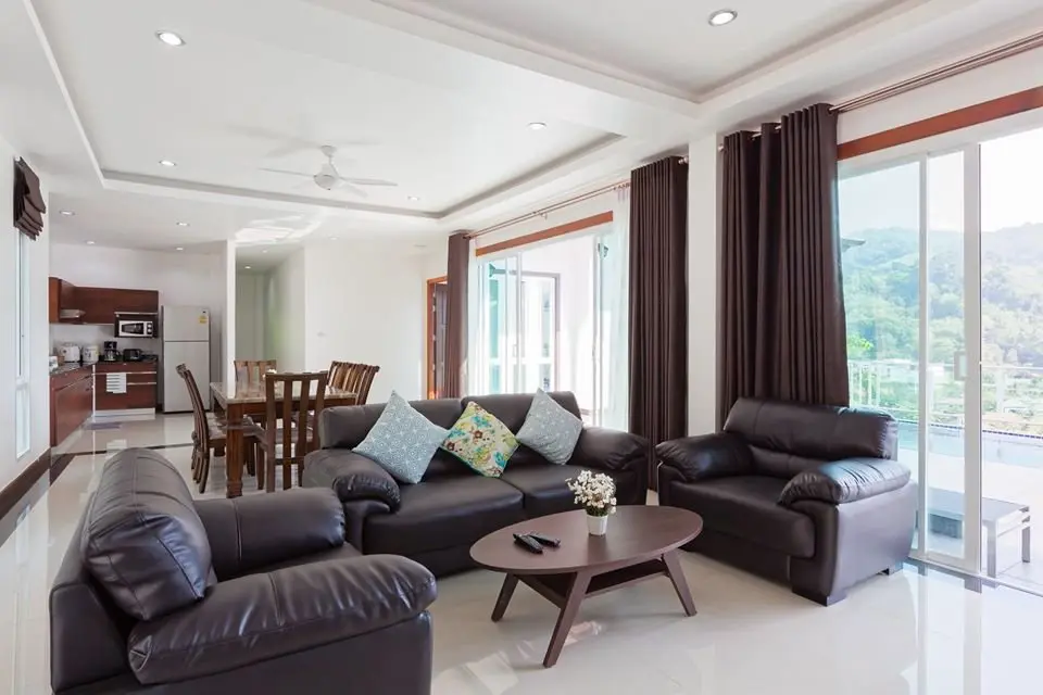 Кату: Вилла Panoramic Mountain View Pool Kamala beach