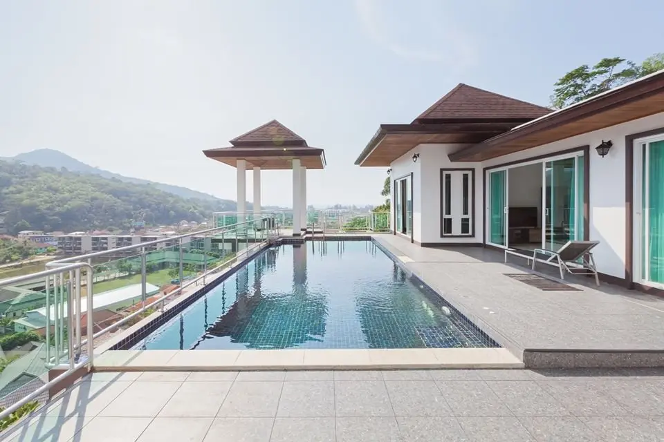 Кату: Вилла Panoramic Mountain View Pool Kamala beach
