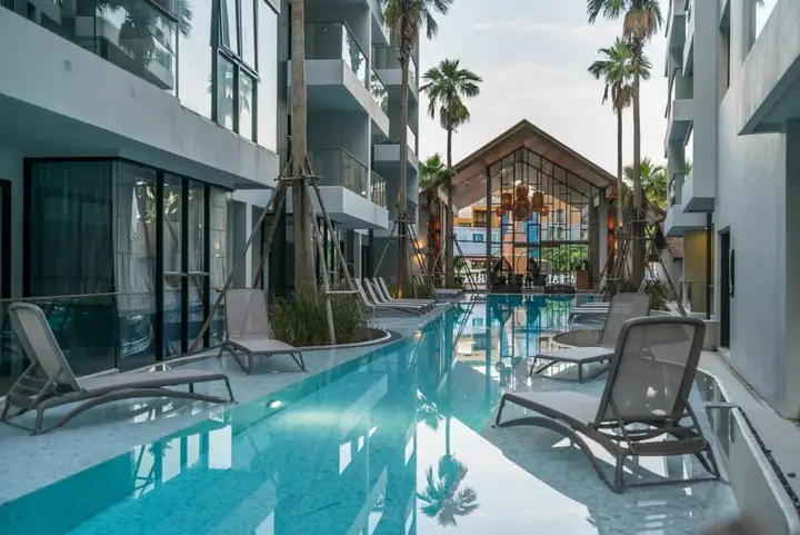 Тхаланг: Palmyrah Surin - Modern Condo Near Beach A306