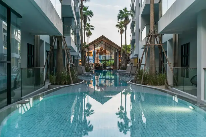 Тхаланг: Palmyrah Surin - Modern Condo Near Beach A306