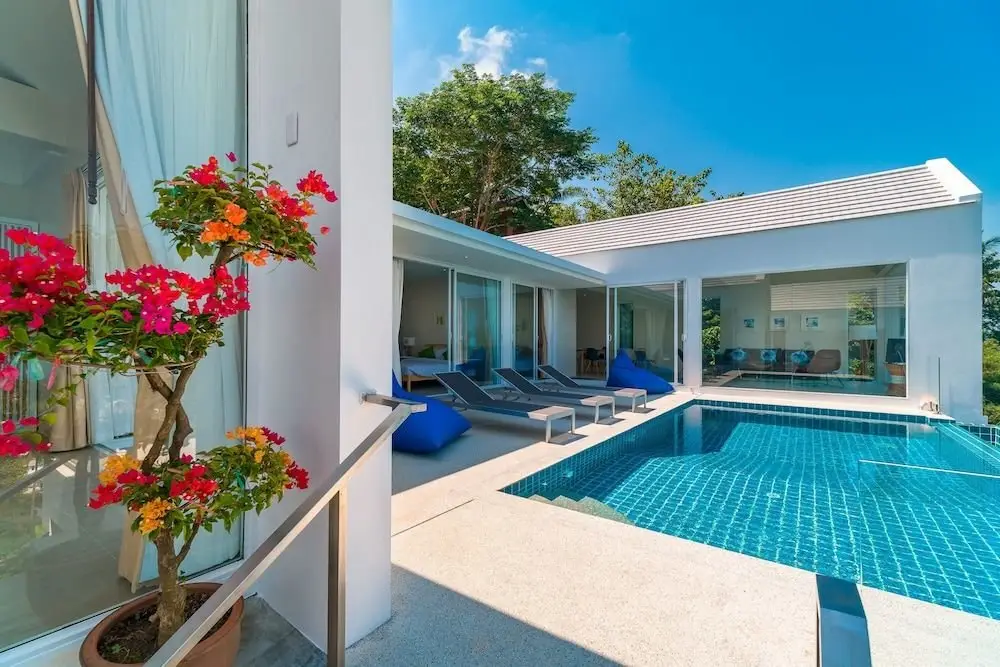 Самуи: HSH V1 - 4 Bed sea view - Bang Por