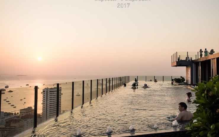 Паттайя: The Base Pool Sky Panorama sea view 605