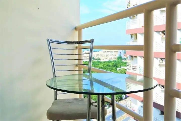 Паттайя: Sea View Studio Apartment Jomtien Beach Condo Pattaya