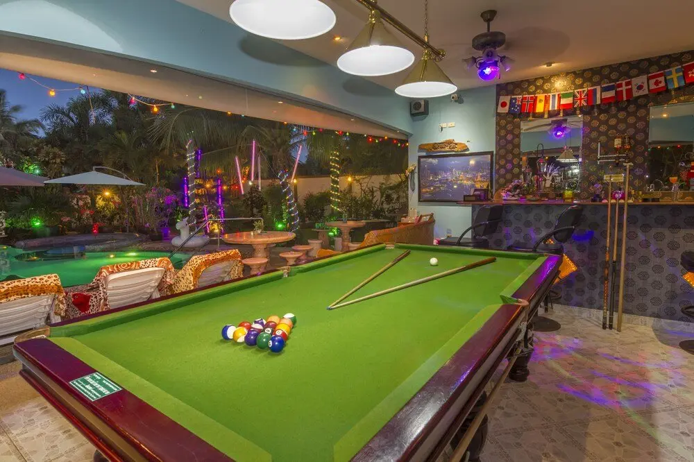 Бангламунг: Relaxing Palm Pool Villa, Tropical Illuminated Garden Private Swimming Pool
