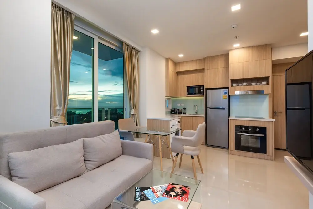 Паттайя: Panoramic Sea, City And Mountain Views by City Garden Tower