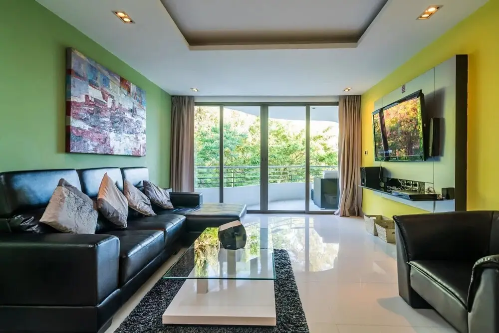 Кату: N308 - Walk to the Beach Apartment in Kamala Pool gym Parking