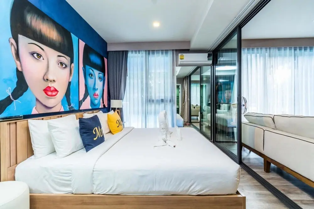 Кату: D144 - Unique Pool Access Apartment in The Deck Patong 2 Pools and gym