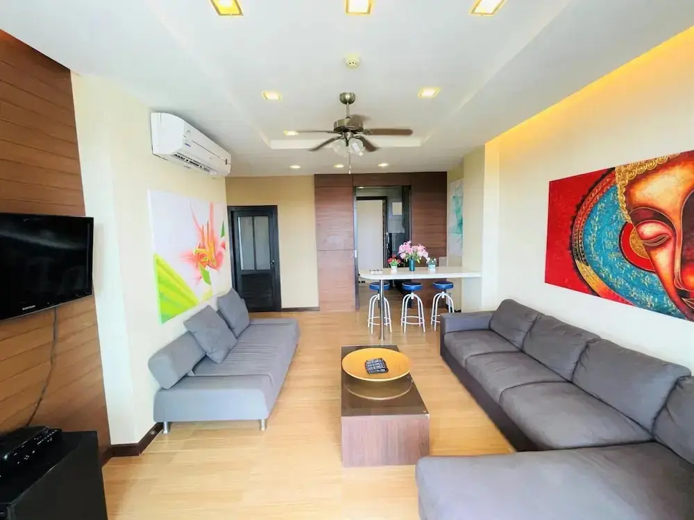 Муанг: Top Floor sea View 2br Apartment Near Karon Beach