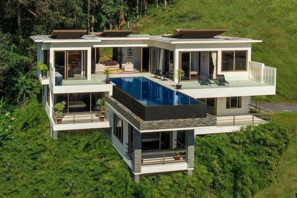 Тхаланг: Hilltop Wow 4br Seaview Pool Villa at Naithon Beach