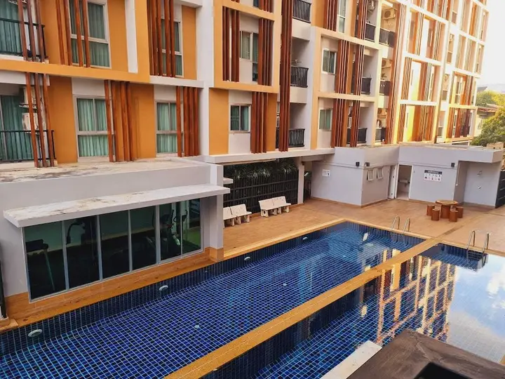Удонтхани: 1 Double Bedroom Swimming Pool Apartment for Rent in Udonthani With Gym Laundry