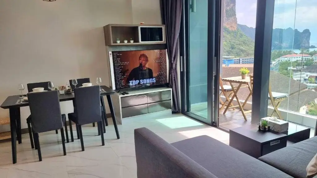 Краби: B401 Paradise Sea View 2 Bedrooms Plus 2bathrooms at Center Ao Nang
