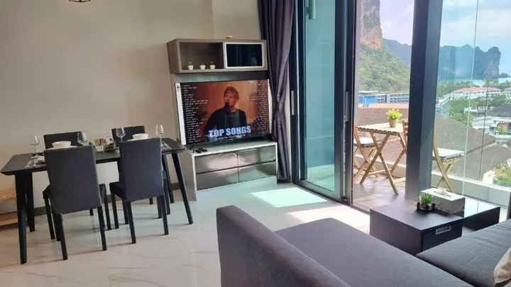 Краби: B401 Paradise Sea View 2 Bedrooms Plus 2bathrooms at Center Ao Nang