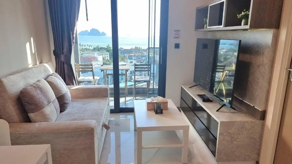 Краби: Bo502-sea View Top Floor One Br at Ao Nang Beach