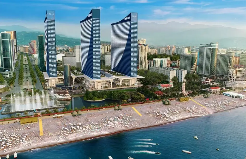 Батуми: Апарт-отель Cozy Seaview Studio in Orbi City