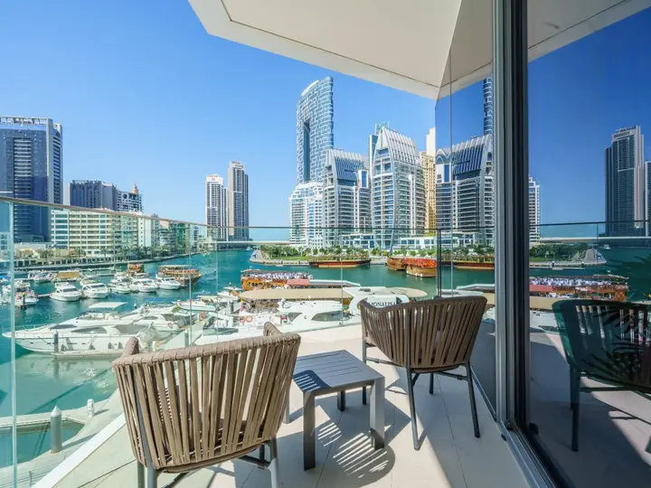Дубай: Апартаменты Lavish 2BR with Balcony | Full Marina View