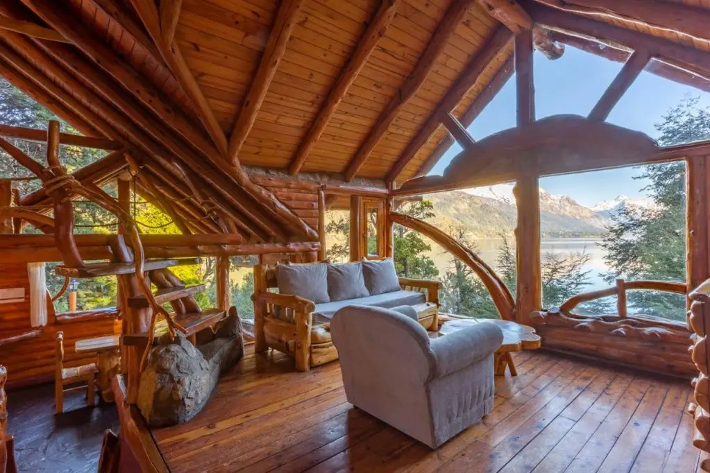 Касансай: Cabañas Villa Labrador con costa de lago