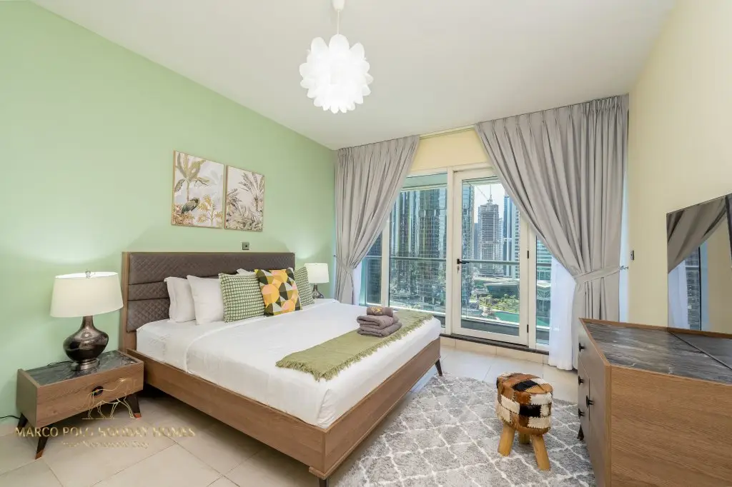 Дубай: Апартаменты Marco Polo - Wonderful Apt With Beautiful full Lake Views