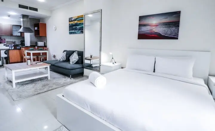 Дубай: St-Spring Oasis Tower-124 by bnbme homes
