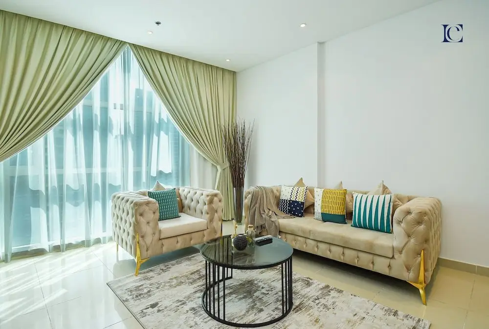 Дубай: KTH - Modern 1BR apartment Dubai Marina