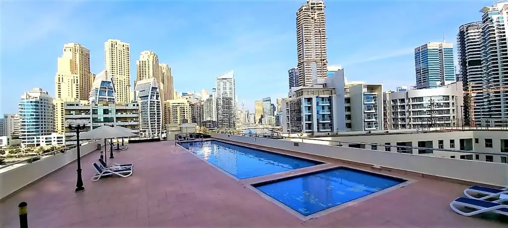 Дубай: Gorgeous 1 bedroom with balcony in Dubai Marina
