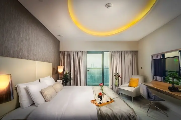 Дубай: Al Ashrafia Skyline Apts Panoramic view