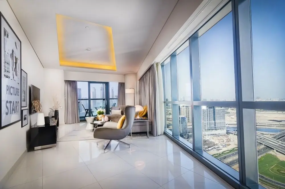 Дубай: Al Ashrafia Skyline Apts Panoramic view