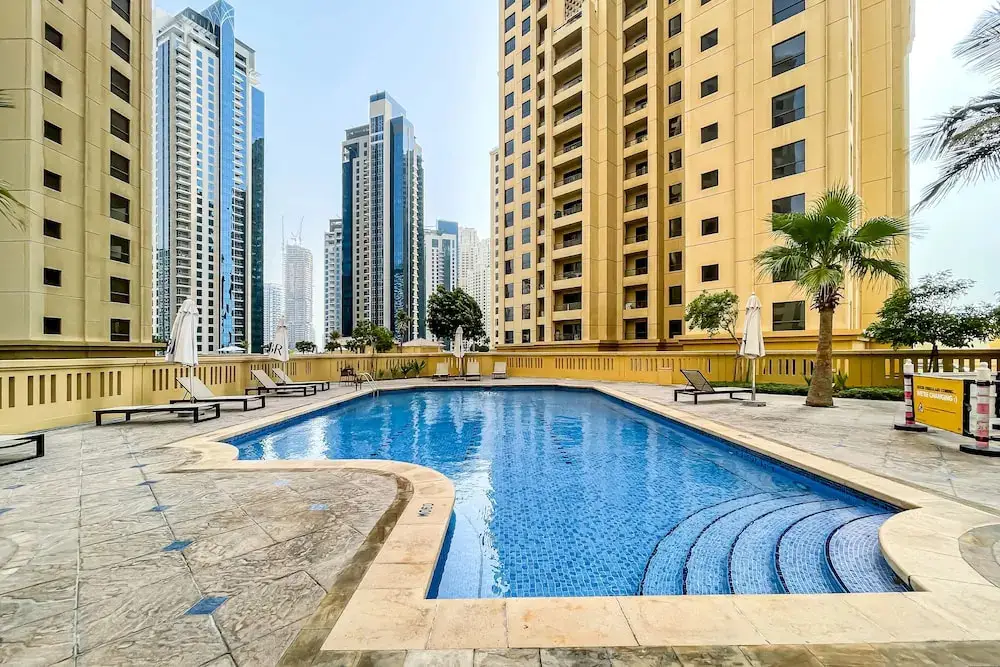 Дубай: 3 Minute Walk to Beach 1 Bed Rimal 3 JBR
