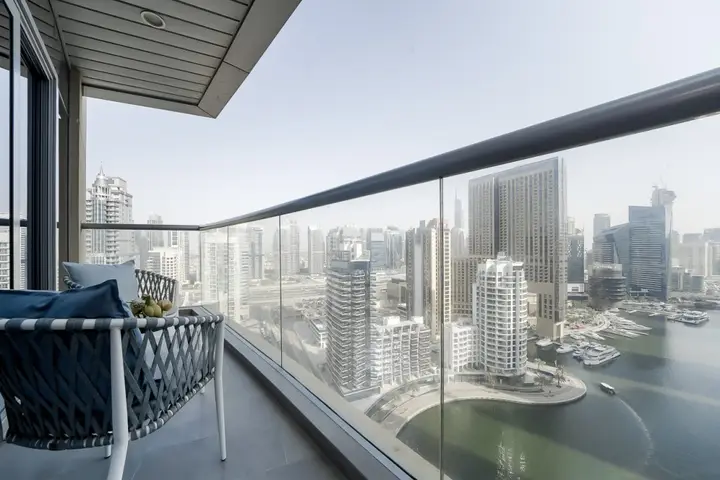 Дубай: Elegant apt. best views floor 22 Dubai Marina