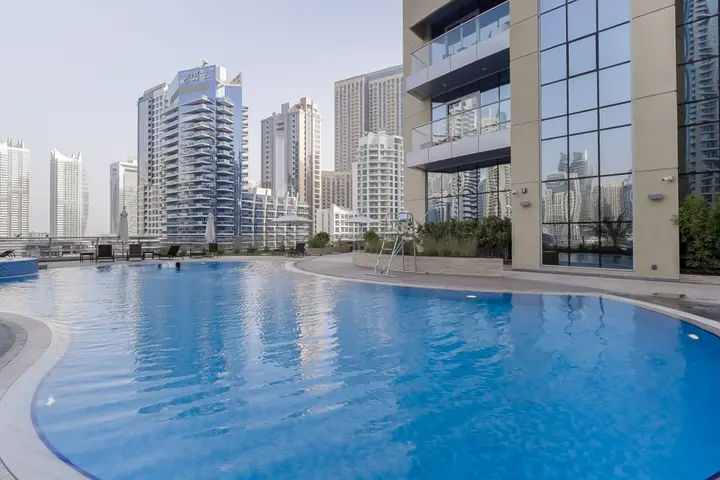 Дубай: Apt. w/incredible view floor 22 in JAM Marina