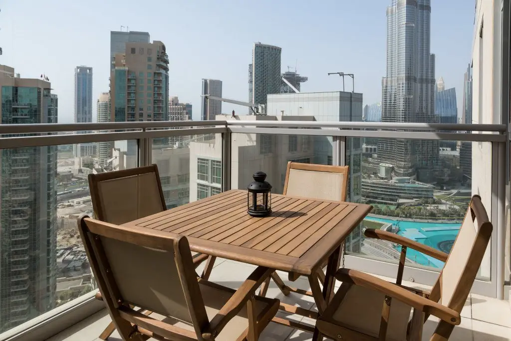 Дубай: 2 bedroom flat on 31st floor, Burj Khalifa view!