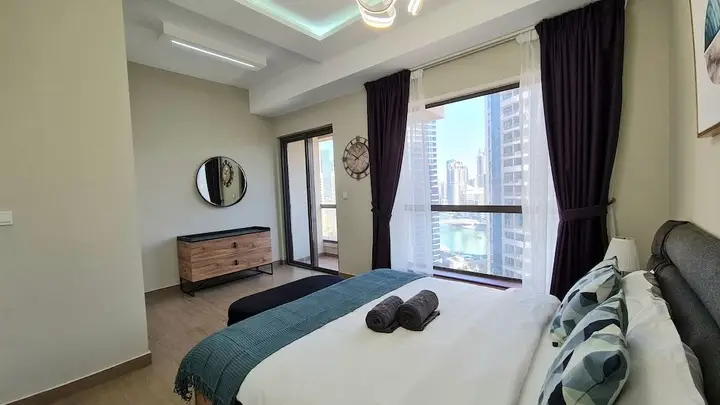 Дубай: Marco Polo - Stunning Marina Views | High Floor | Close to Tram
