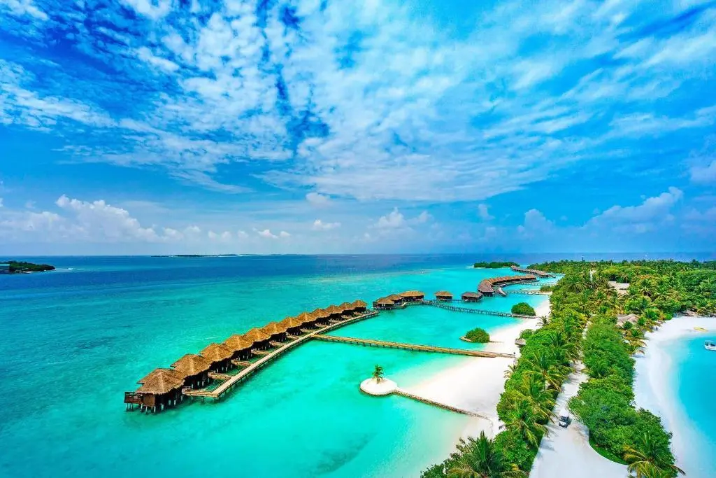 Остров Фуранафуши: Курортный отель Resort Sheraton Maldives Full Moon Resort & Spa