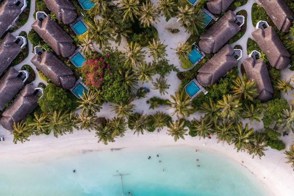 Остров Фуранафуши: Курортный отель Resort Sheraton Maldives Full Moon Resort & Spa