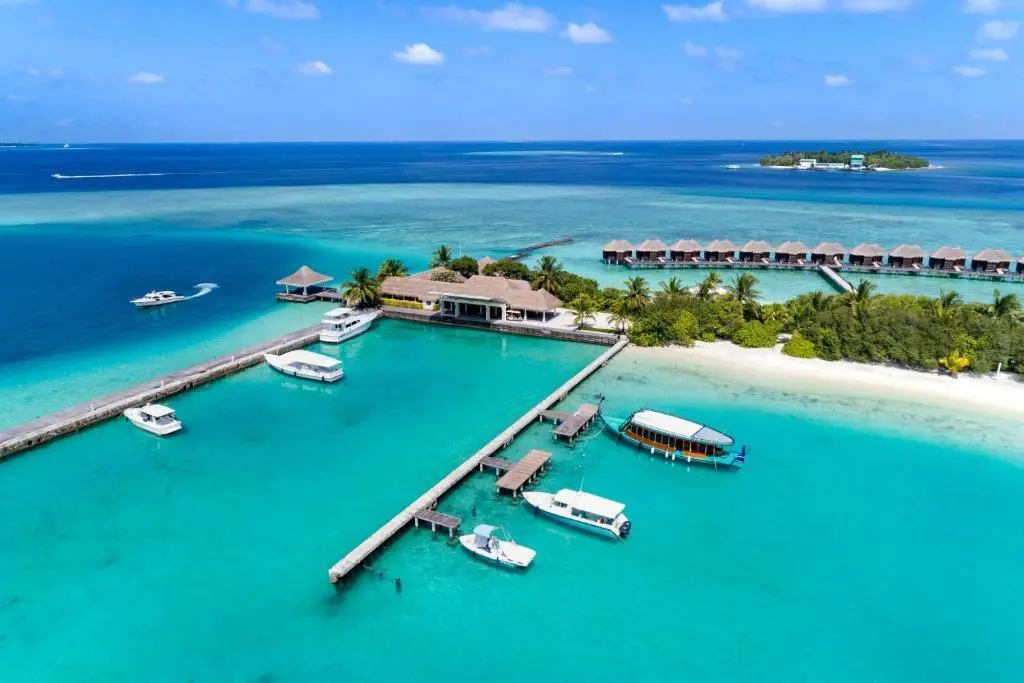 Остров Фуранафуши: Курортный отель Resort Sheraton Maldives Full Moon Resort & Spa