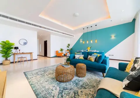 Palm Jumeirah Luxury w Private Beach Atlantis View — фото 1