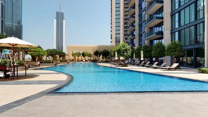 Дубай: Stylish 23rd Floor Apartment at BLVD
