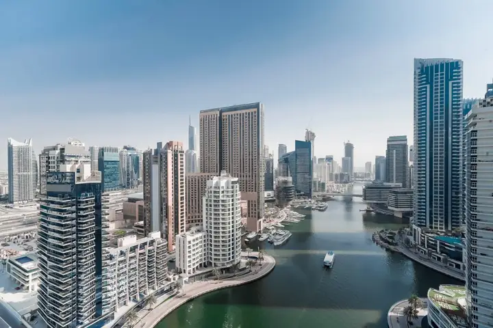 Дубай: Apt. with amazing views Dubai Marina