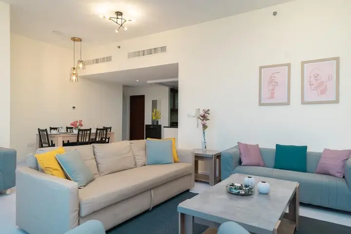 Дубай: Fantastic sea views apartment
