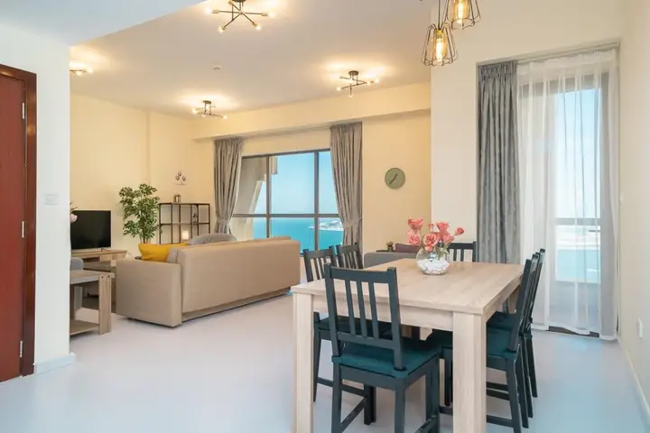 Дубай: Fantastic sea views apartment