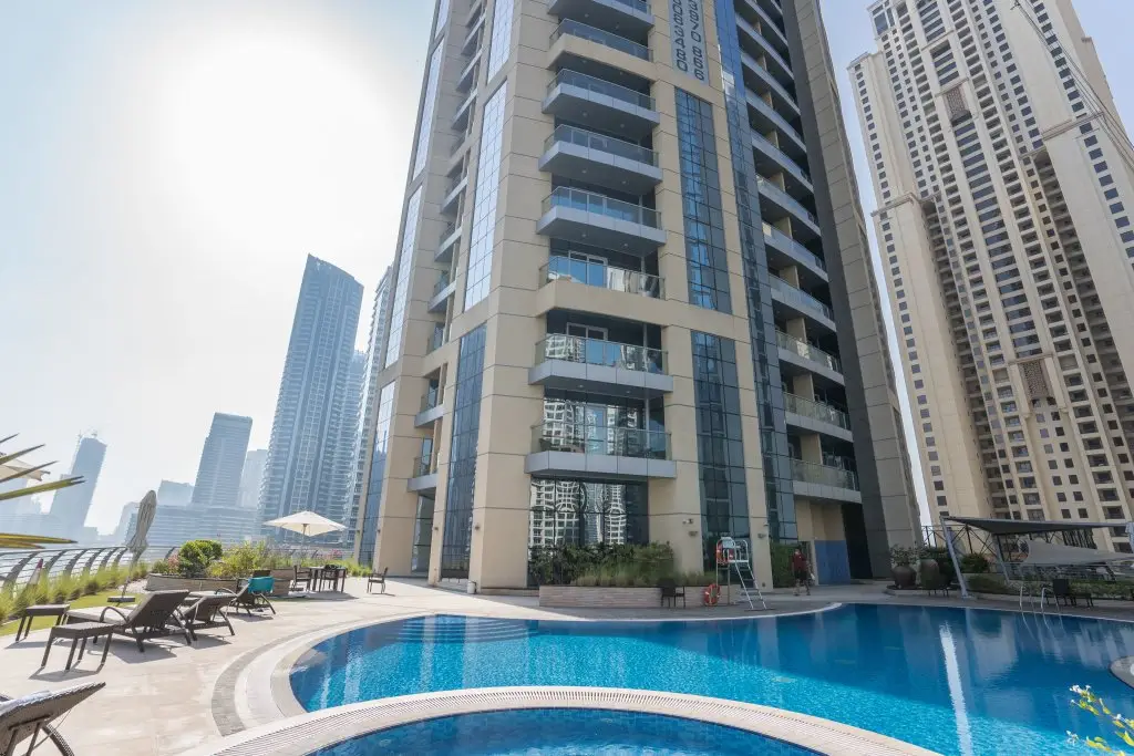Дубай: Unique apt. with balcony in JAM Marina